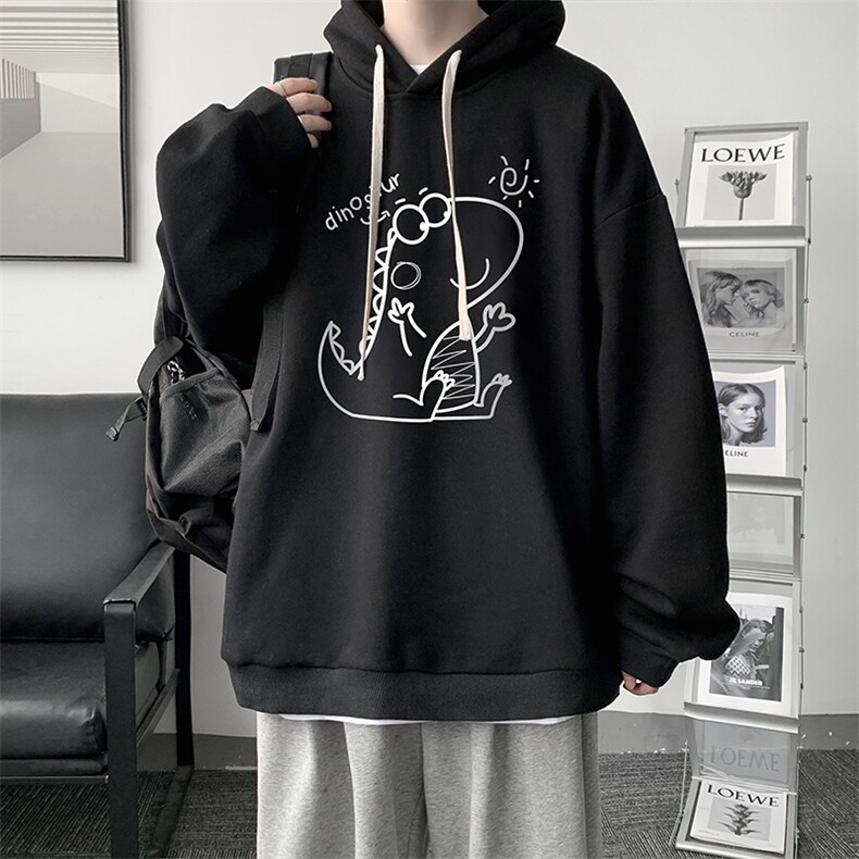 WY2172-P35加绒款-P40纯棉连帽卫衣男大码运动帽衫宽松薄外套男,男装卫衣,电商A040