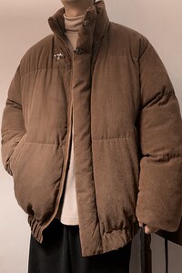 秋冬棉衣加厚夹克加绒外套厚棉袄飞机扣小众1016-1W104 P128 K158图片