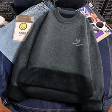 毛衣男加绒加厚一体绒卫衣秋冬天百搭毛线针织衫7009-P28，男装针织衫/毛衣，星座1706
