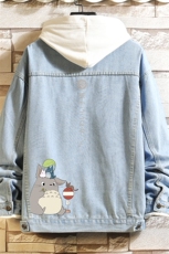 牛仔夹克男大码牛仔外套男茄克NJ77152-P60加绒款-P75，男装夹克，电商A040A