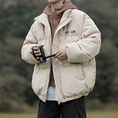 F30-P852024新款潮牌棉服外套男冬季美式高街假两件加厚棉衣，男装棉衣，星座512-6