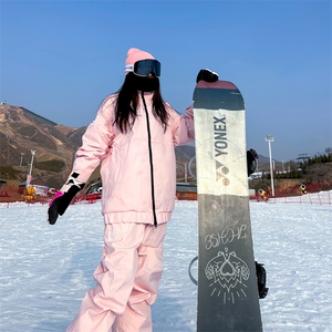 户外运动防水双板男女加厚保暖时尚滑雪服套装TZ032-P210控318图片