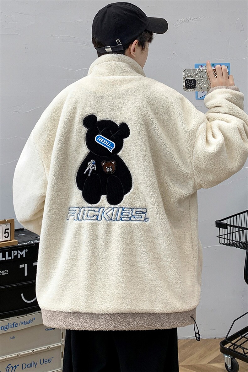 冬款加绒加厚棉衣外套港风潮羊羔绒百搭棉服男士8843-P110控价138,男装棉衣,电商A441-1