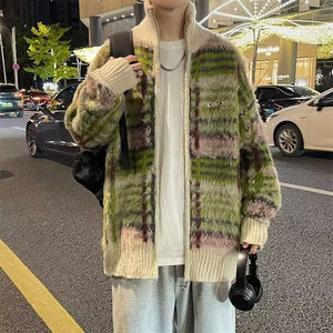 F514P65秋冬男装毛衣外套开衫时尚宽松休闲男装图片