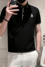 3032-P40刺绣衫男精神小伙短袖t恤网红同款半袖体恤，男装Polo衫，电商D310B