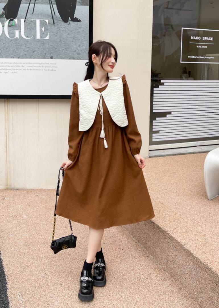 两件套连衣裙，女装连衣裙，琴菲儿