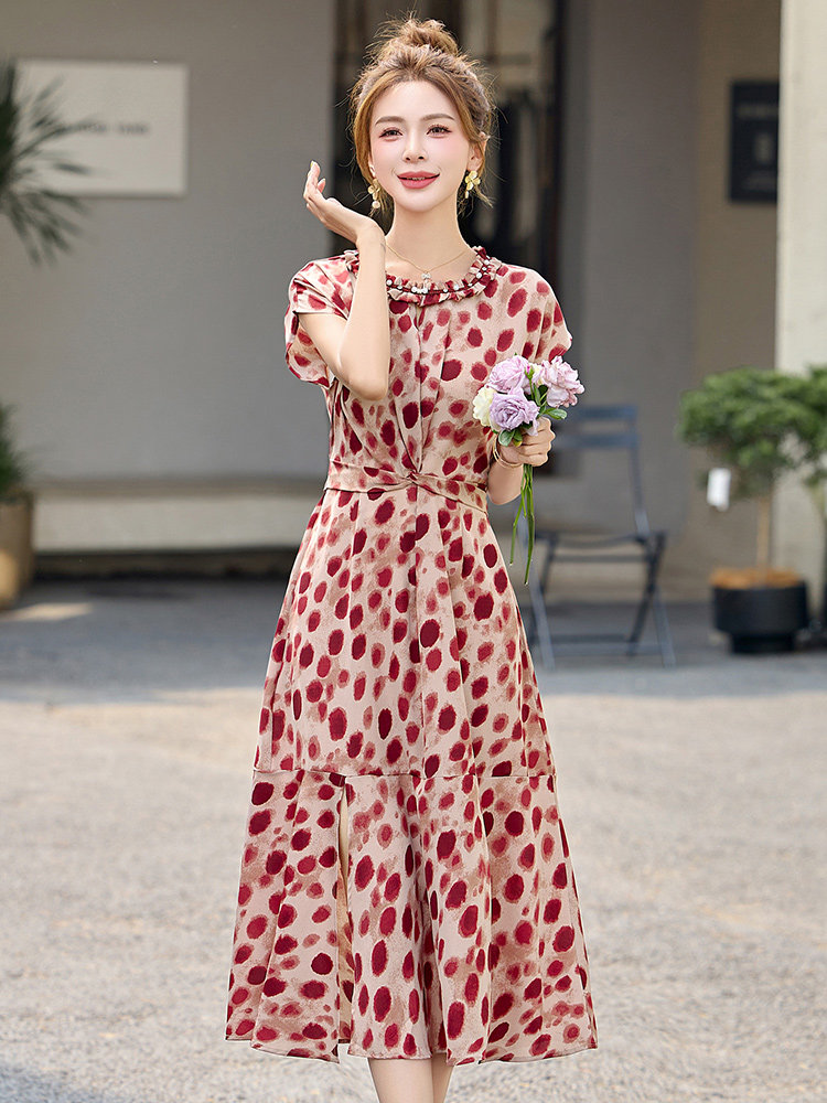 2025夏装新款连衣裙,女装连衣裙,慕依路