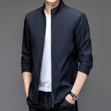 夹克外套春款男装韩版时尚潮流休闲上衣男士立领宽松休闲男士上衣，男装夹克，电商B212（原钱塘6029）