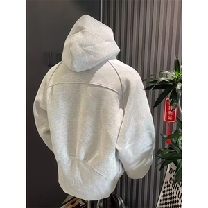 1506/QB0100/P63新款卫衣港风宽松卫衣开衫男女同款潮流帅气百搭图片