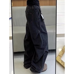 有货 新品牛仔裤褶皱RK3340-P52图片