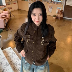 网秋季网红扣针设计款小西服洋气宽松痞帅西装外套抖音B59-P77，男装西服套装，星座910-1