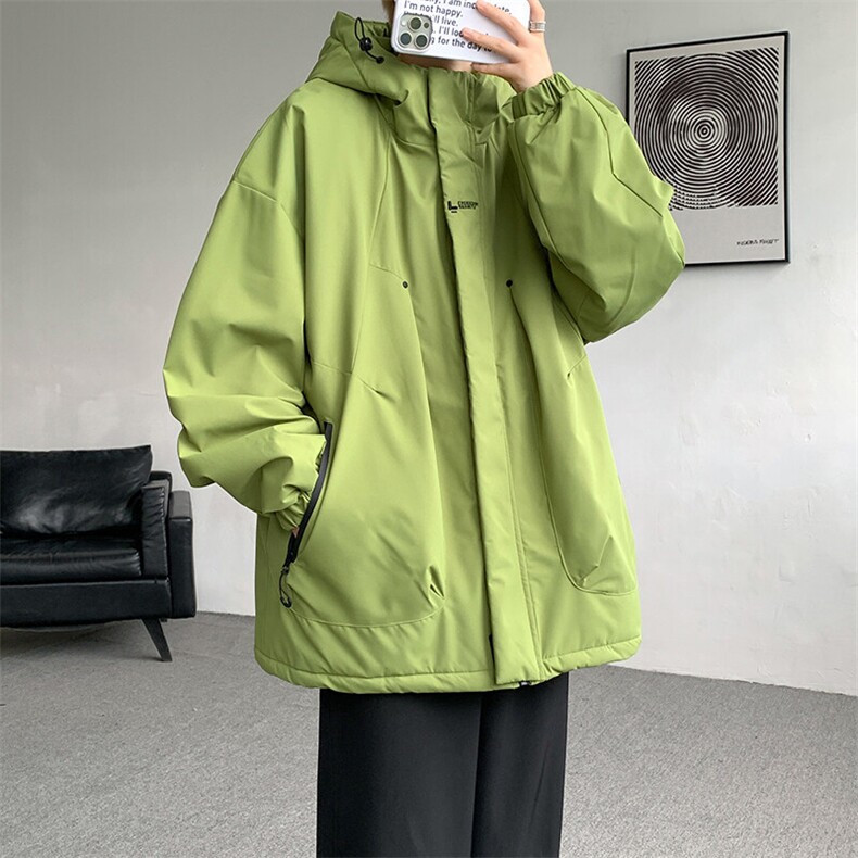 8XL-M冲锋衣外套男加棉加厚夹克秋冬户外登山服JK1313薄P90控110,男装夹克,电商D206-1