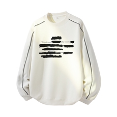 得物供货、复合重磅420克现货圆领卫衣宽松HD019-1-YLT25295-P35，男装卫衣，电商019-1