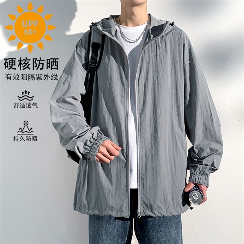 特批P45无差价夏季防紫外线UPF50+登山速干钓鱼服防晒外套男J2600图片