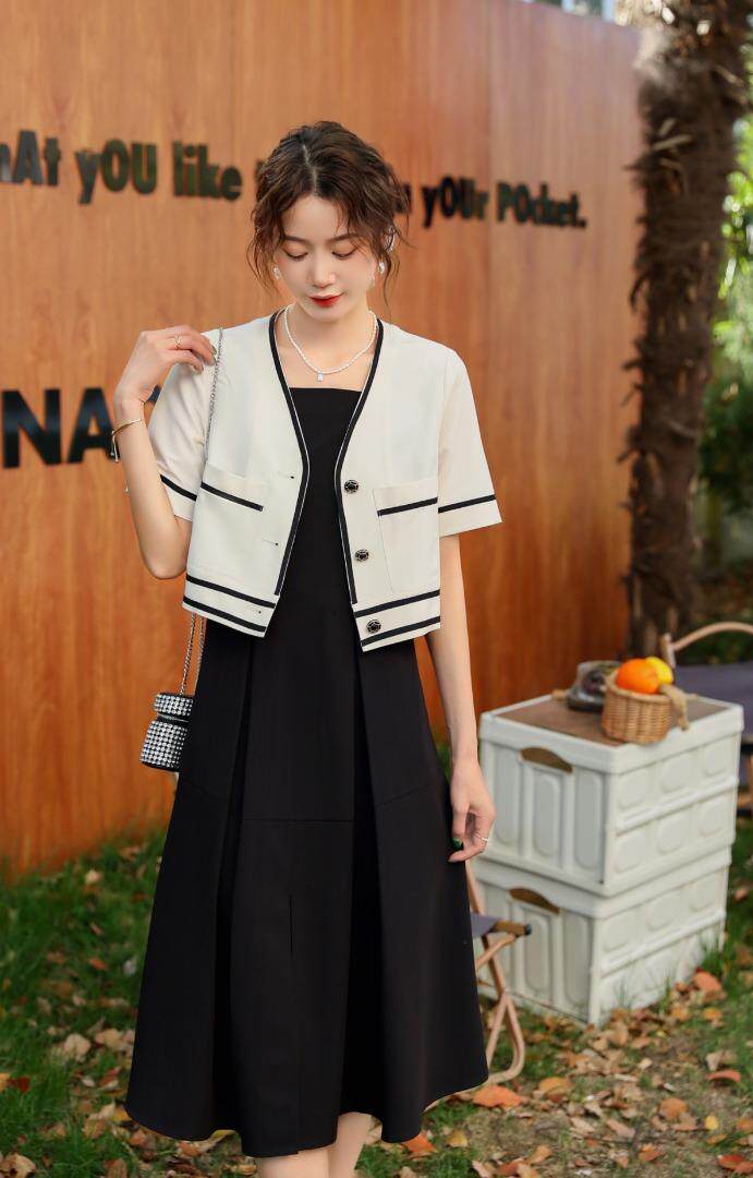 新款夏装小香风套裙，实物超漂亮，其它，纤佰魅力