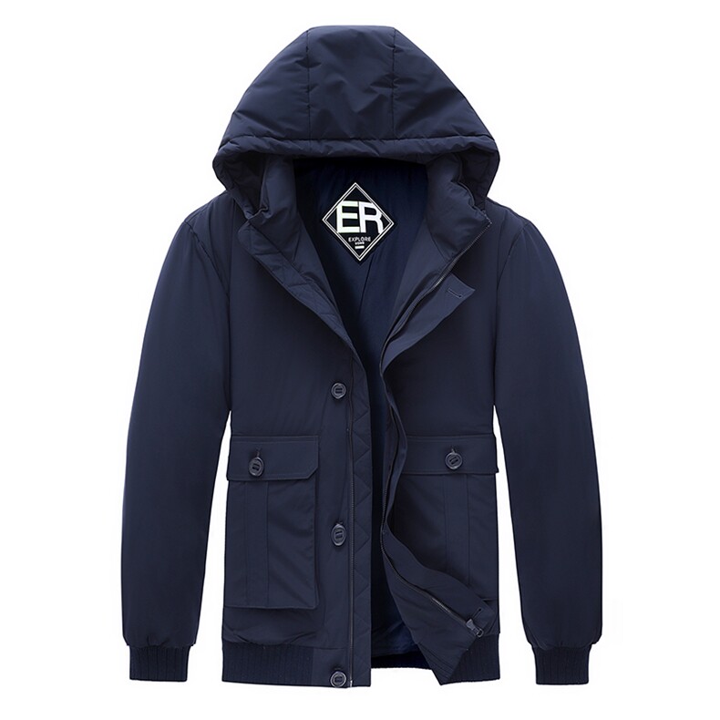 21冬季新款时尚羽绒服休闲宽松翻领外套男士90%白鸭绒ZG3318-P215,男装羽绒服,电商B212（原钱塘6029）