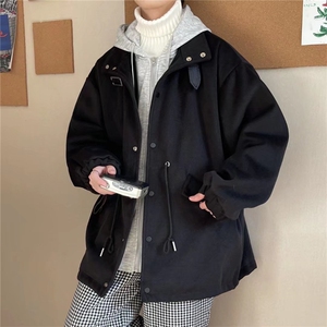 春秋季2022港风ins痞帅炸街外套男青少年宽松工装夹克 W2584-P75图片