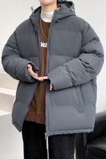 冬上新学生加棉加厚棉服2023休闲清新连帽棉衣外套男女9979-P80，男装棉衣，电商A441-1