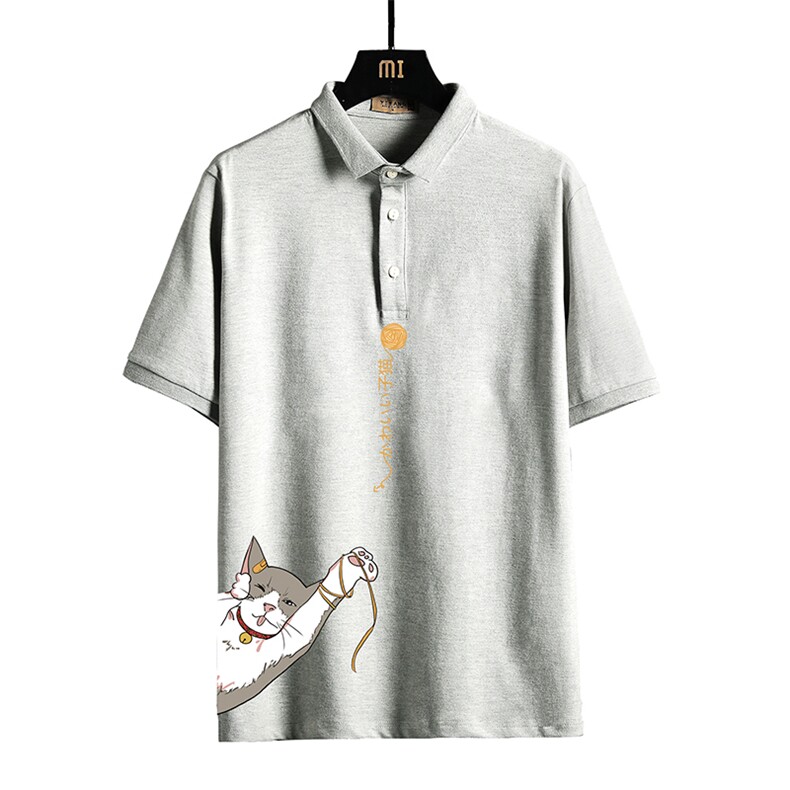 PL57013-P35翻领短袖polo衫男大码胖子半袖t恤男有领保罗衫,男装Polo衫,电商A040A