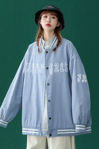 ！春季潮流宽松休闲百搭夹克情侣棒球服外套 G212 P65控88图片