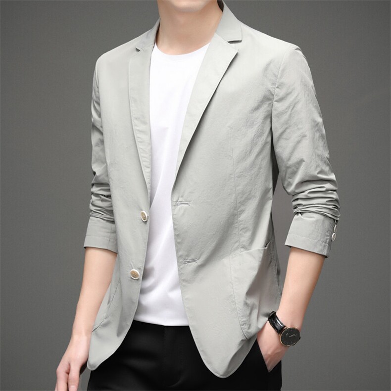 男装西服AE8322主推高质量薄款西服休闲轻商务图片