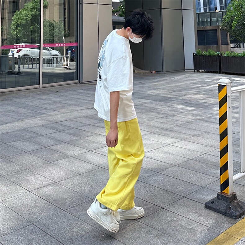 25年春季水洗高街vibe直筒宽松阔腿五色牛仔裤NZ2310-P55控78,男装牛仔裤,星座1002-1