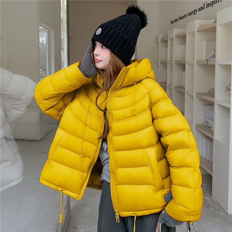 【新品已出货】25冬排骨连帽保暖短款白鸭绒外套2C326-P335-K518,女装羽绒服,2C326