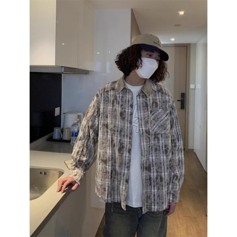 1506/QJ050/P49春秋痞帅外套男ins高街潮牌港风原宿风韩版宽松,女装短外套,星座1506