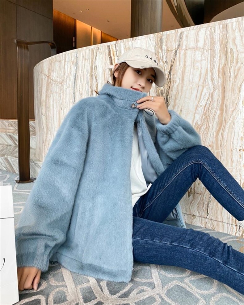 水貂休闲外套，其它，百变诱惑