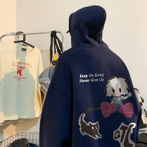 ！连帽圆领卫衣男装港风帽衫男 LM160-P35图片