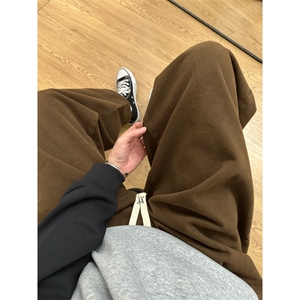 重磅宽松纯棉弯刀阔腿裤 1302-7607-P65控108图片