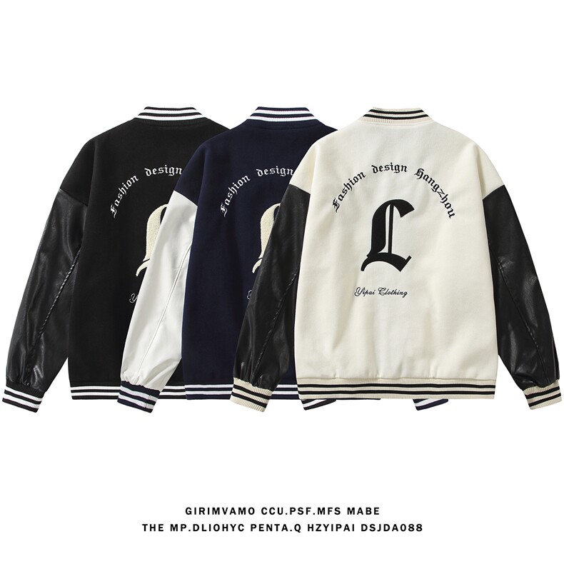 白底超电商A188-J203-TP88100聚酯纤维棒球服夹克外套男控148,男装夹克,电商A188