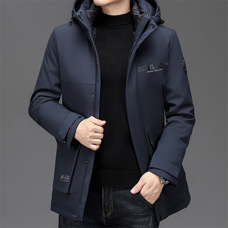 NN8306钱塘2020-3冬季厚款商务休闲简约中年男士羽绒服P225图片