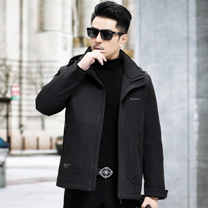 B2367钱塘2020-3时尚休闲厚款百搭新款冬季中年男士羽绒服P268图片