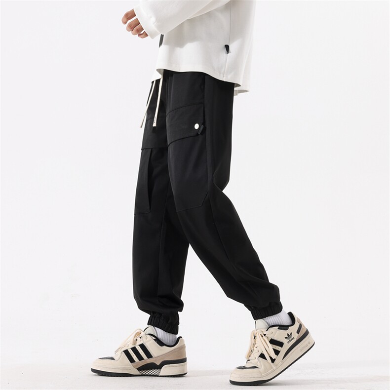 日系无影墙秋季新款工装裤男宽松束脚休闲长裤A436-572-P45，男装工装外套，电商A436