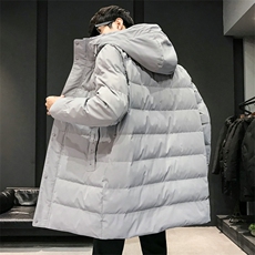 新款棉衣男士冬季棉服中长款外套衣服男装棉袄潮DS612T，男装棉衣，电商A102