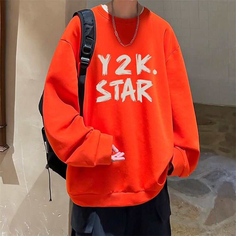 控38简约帅气百搭长袖t恤男大码卫衣 T4347-P25 加绒款-P35图片