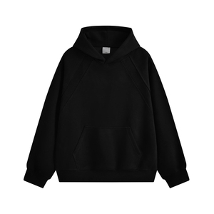 重磅boxy短款全棉450克拉链连帽卫衣短宽套头外套男  RH5351-P50图片