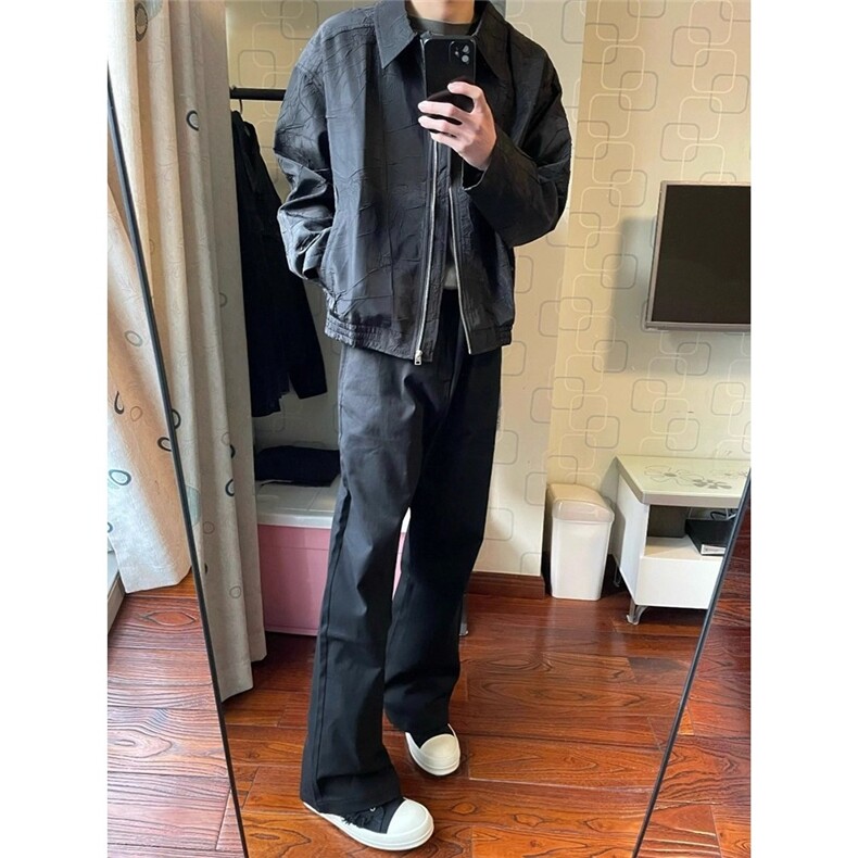 cleanfit外套男春秋高级感痞帅棒球服美式bomber夹克LJK6022-P58,男装夹克,星座1008
