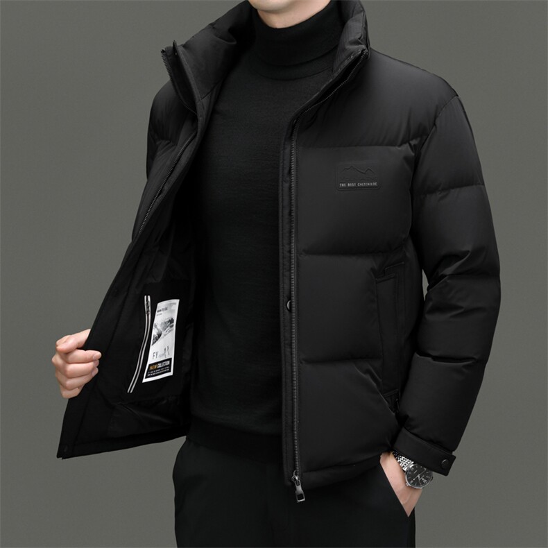 DF23916钱塘2020-2时尚休闲百搭冬季厚款连帽中年男士羽绒服P275图片