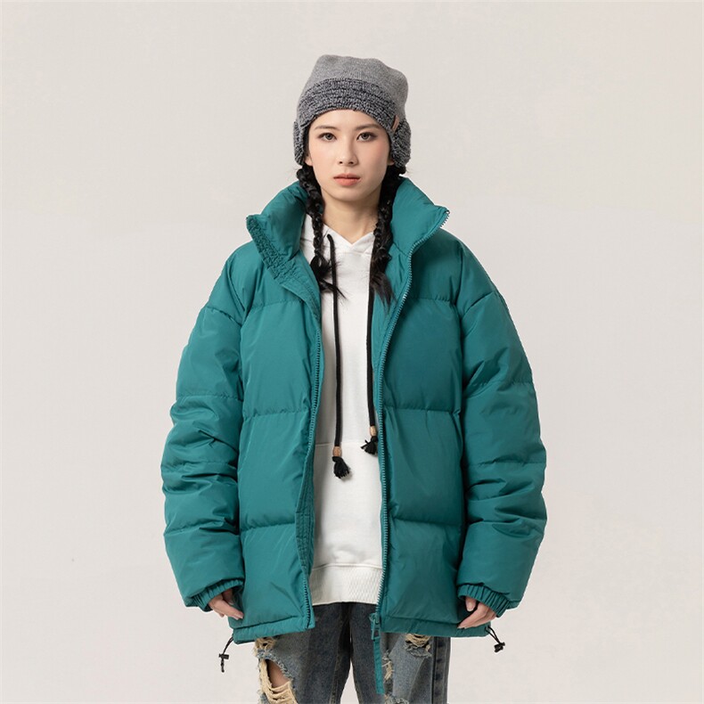 新标白鸭绒简约休闲立领外套纯色潮流加厚羽绒服ESY0215-P150,男装羽绒服,电商B306