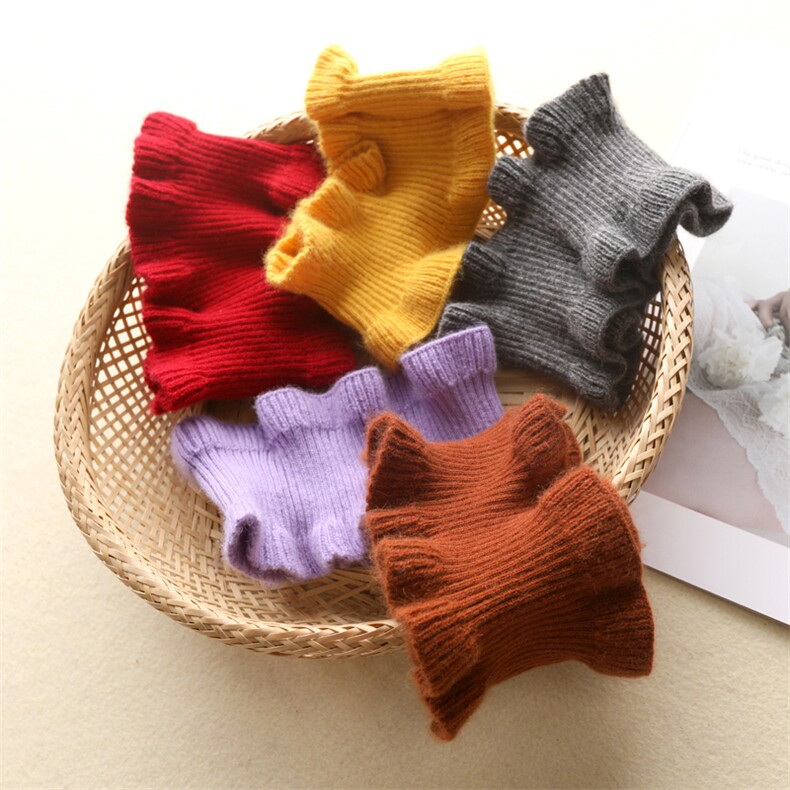 木耳边脖套，围巾，九月九羊绒