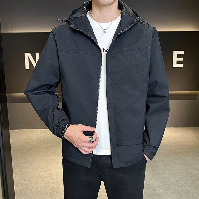 新款青少年店主风秋冬男时尚夹克连帽外套JK2688-P58控88,男装夹克,星座301B-1