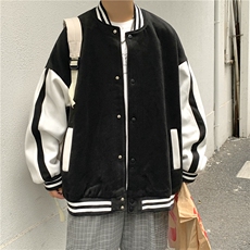 港风休闲大码M-5XL原创潮运动情侣中性连帽夹克男外套男7421P85，男装夹克，星座227-7