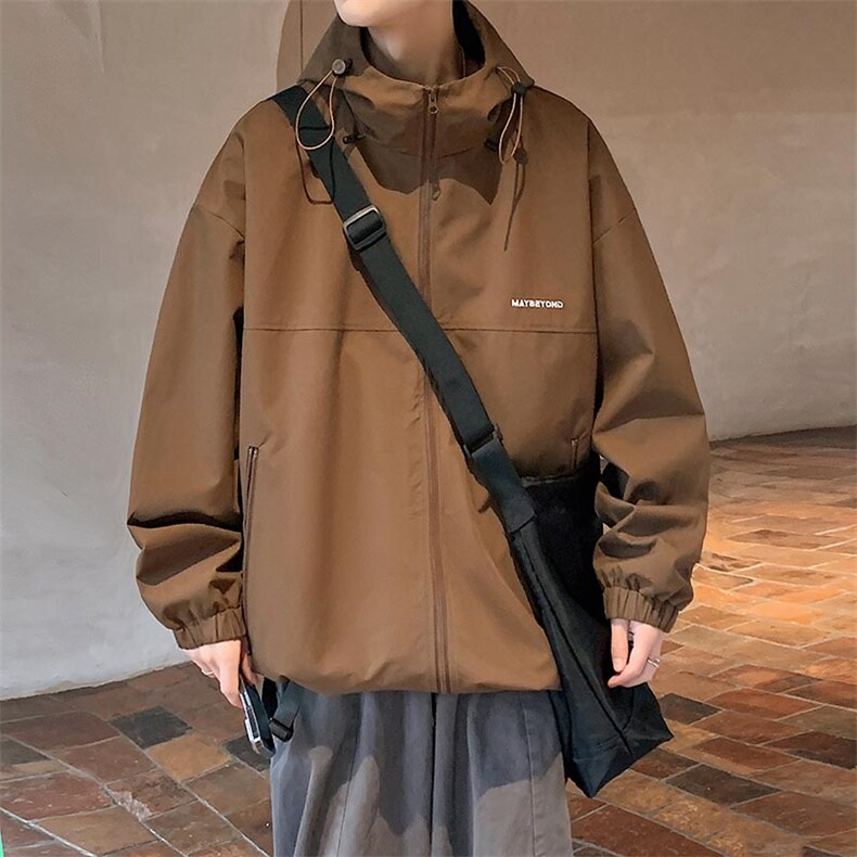 大货现货中性风户外冲锋衣夹克男外套DSA157-1-JK727-TP50，男装夹克，电商A157-1