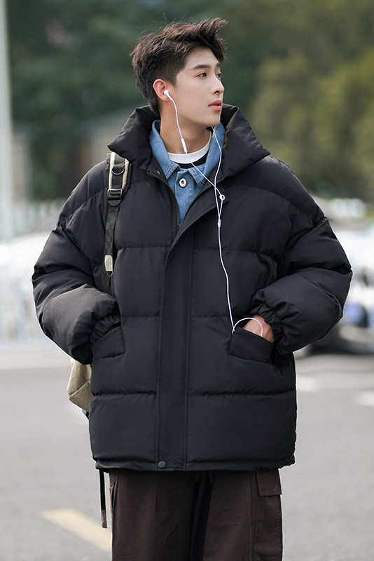 现货一万件抖音直播牛仔假两件大码棉衣情侣棉服8218P118,男装棉衣,电商A030