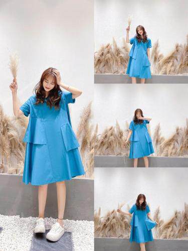 韩版时尚潮流连衣裙，女装连衣裙，依挺好