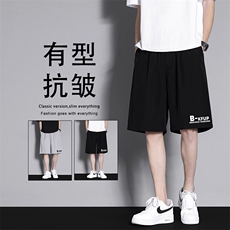 休闲舒适夏季薄款冰丝休闲时尚百搭五分中裤DK507特批-1739，男装休闲裤，星座718-1