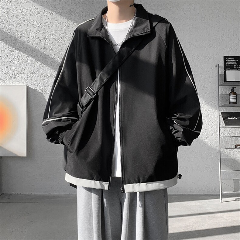 2025春季新款夹克男港风宽松外套JK8509-P55,男装夹克,星座214-3