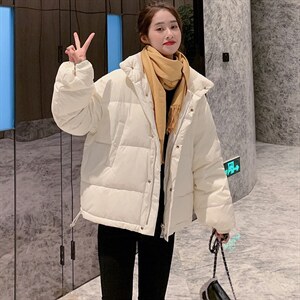 主推现货新品转化率高90白鸭绒面包服-305-款号A006-P245K358，女装羽绒服，浙宝305